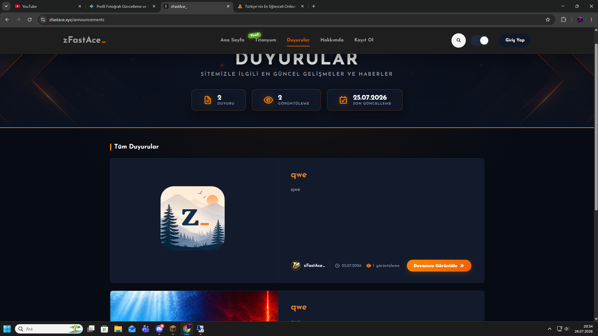 Duyuru Görseli